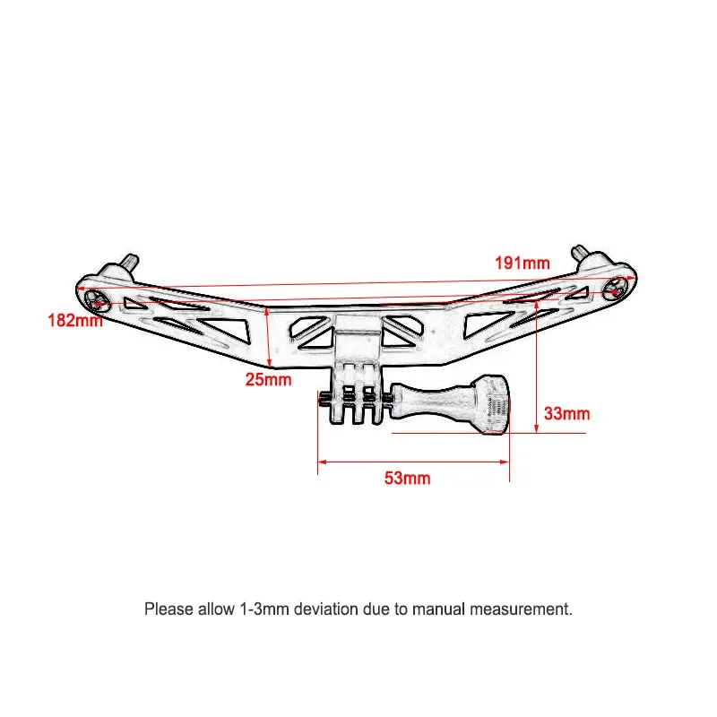 Per BMW R1200RT R1250RT supporto per registratore parabrezza in alluminio stabile staffa per fotocamera sicura R 1200RT R1250 RT 2014-2023 2020 2022