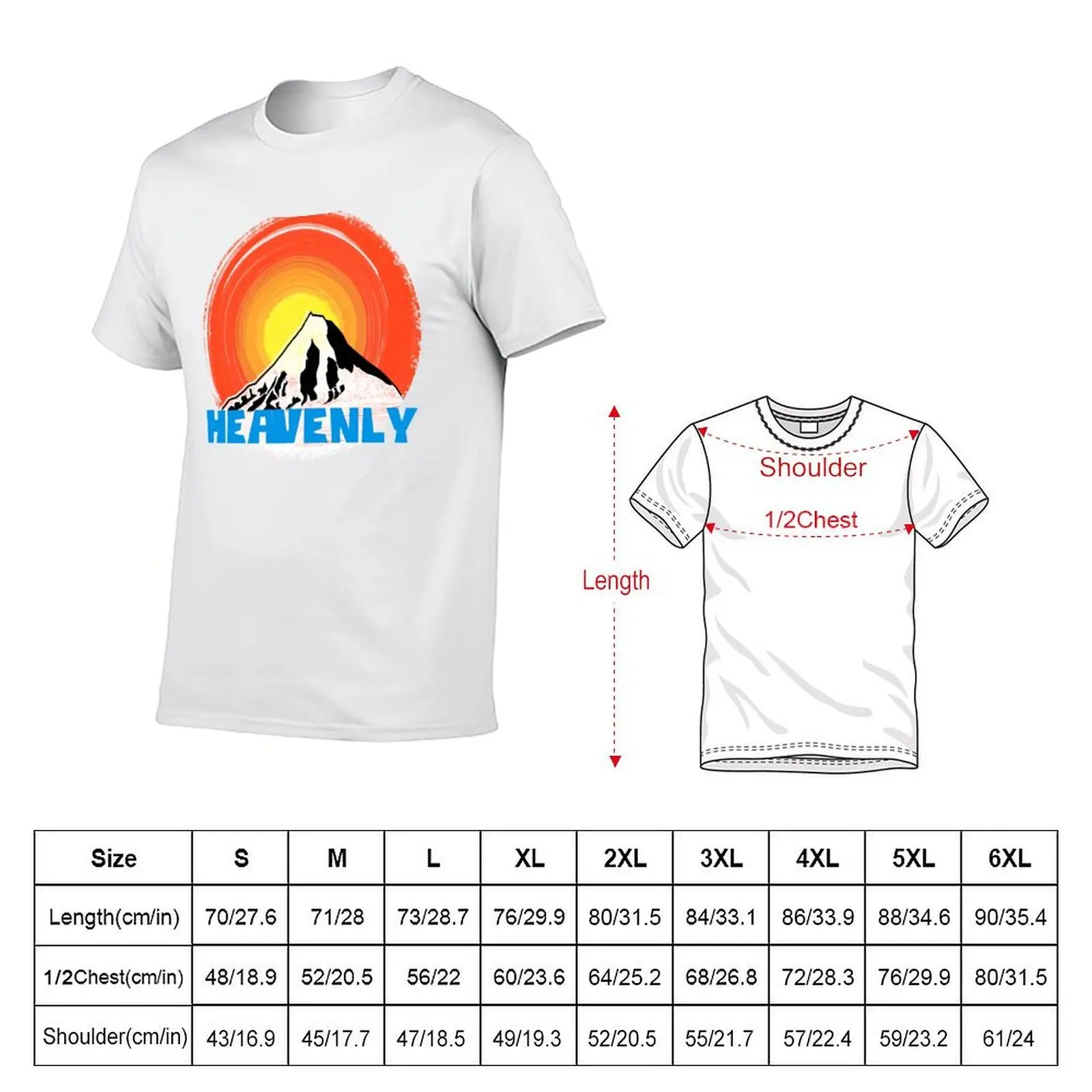 Heavenly T-Shirt man t shirt cotton high quality man graphic t shirt T-Shirt