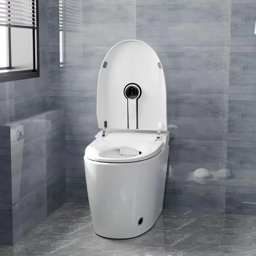 source factory modern electric automatic closestool bathroom intelligent ceramic wc toliet one piece smart toilet