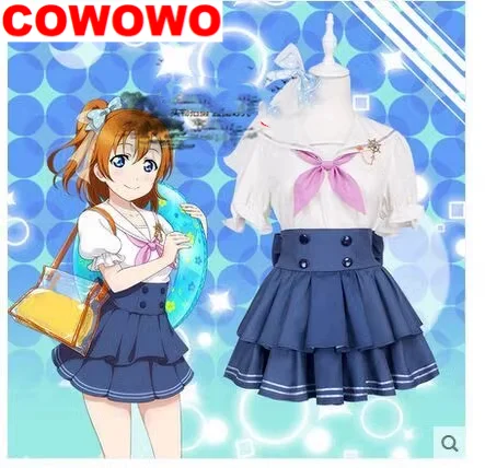 COWOWO Lovelive Kosaka Honoka Sailor Suits Costume Cosplay Cos Game Anime Party Uniform Hallowen Play vestiti di ruolo abbigliamento