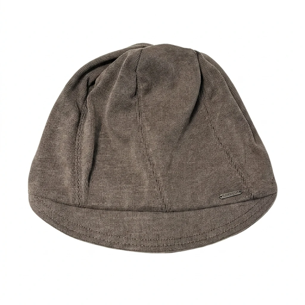 1pc Slouchy Beanie Cotton Blend Knit Skull Cap for Daily Wear Commuting Outdoor Sports Breathable Face Slimming Hat