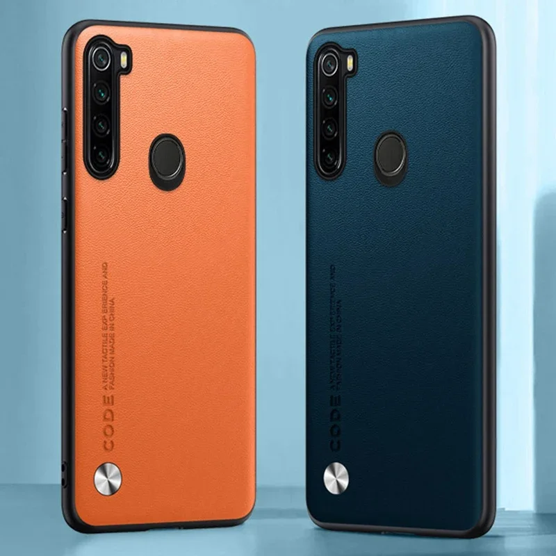 Custodia in pelle PU di lusso per Xiaomi Redmi Note 8 8 T 8 T Cover posteriore custodia protettiva in Silicone opaco per Redmi Note 8 Pro 8Pro