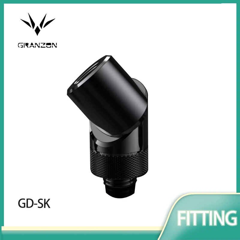 

Granzon G1/4''Multi-direction Rotary Fittings 360 Degree Split Water Cooling Fitting Adapter Male To Famale Connector / GD-SK
