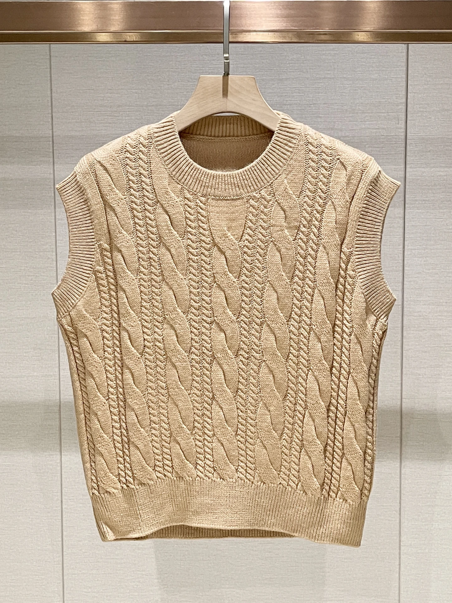 

Вязаная основа небольшого размера irt Svel round Ne, винтажный жилет для женщин, осень-зима, новый повседневный трикотаж Sle Twist