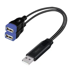 USB-Kabel-Splitter, Telefon-Ladegerät, Netzteilkabel, 2 Anschlüsse, Stecker auf Buchse, USB, mehrere Expander, OTG-Verlängerung, Ladestation, Stecker