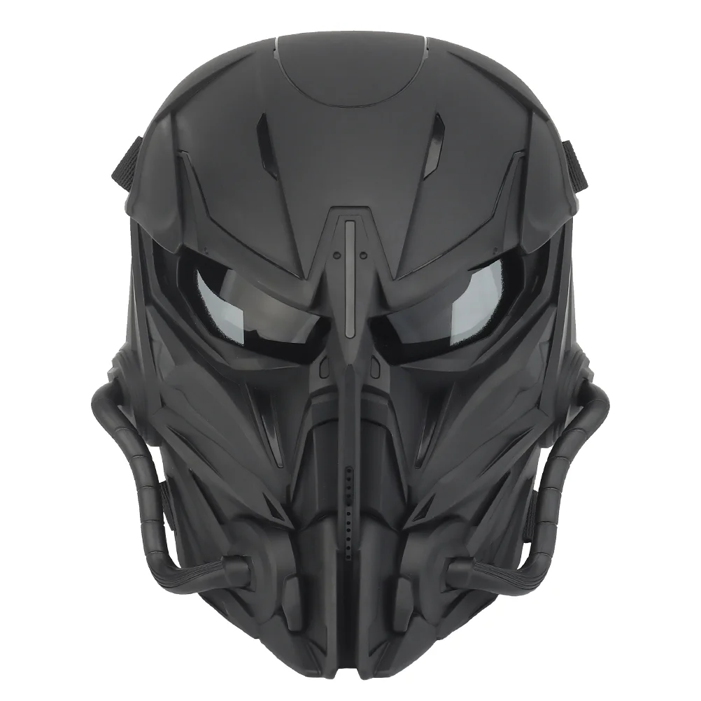 Mask Breathable Face Costume Decorative Full Game Facial Protection Science Fiction Guard Protective Black Ski