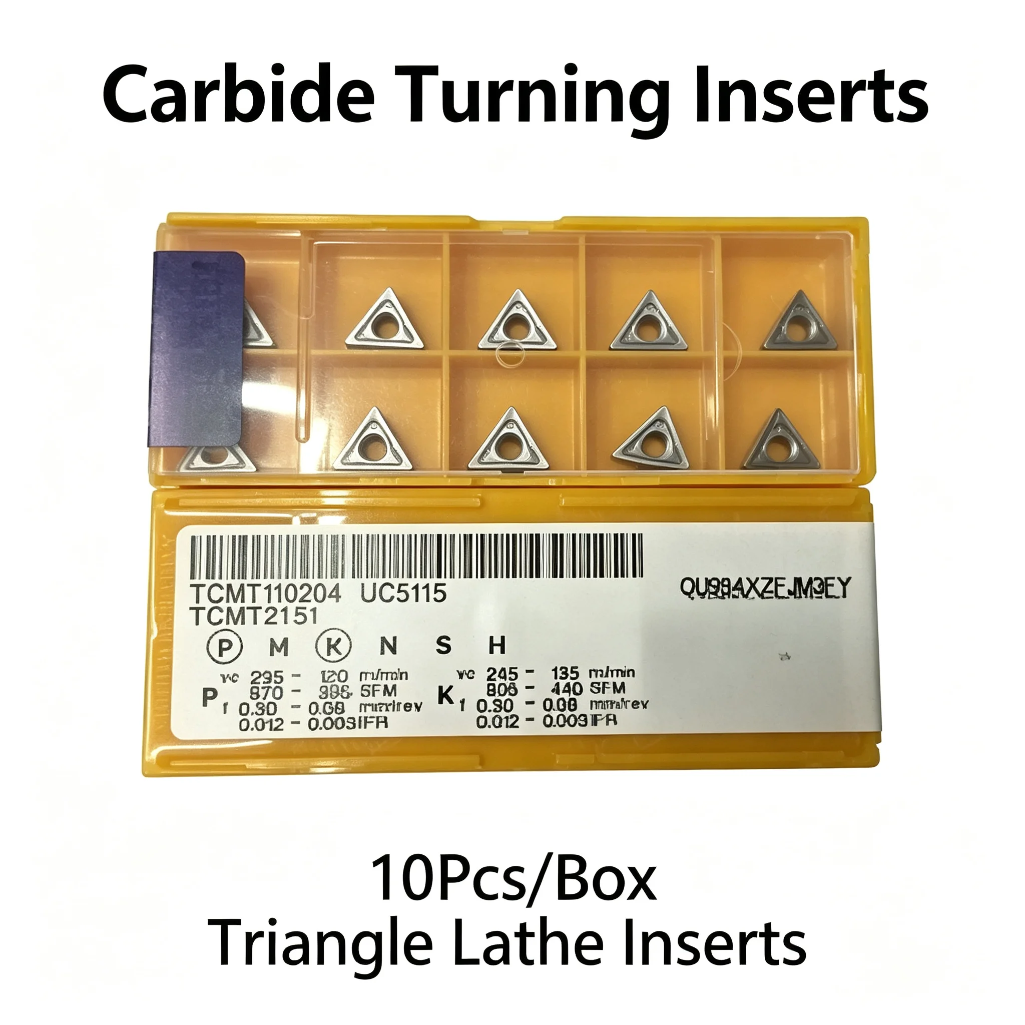 CNC Carbide Inserts TPGX090202 TPGX090204 TPGX110302 High Precision Cutting Tools