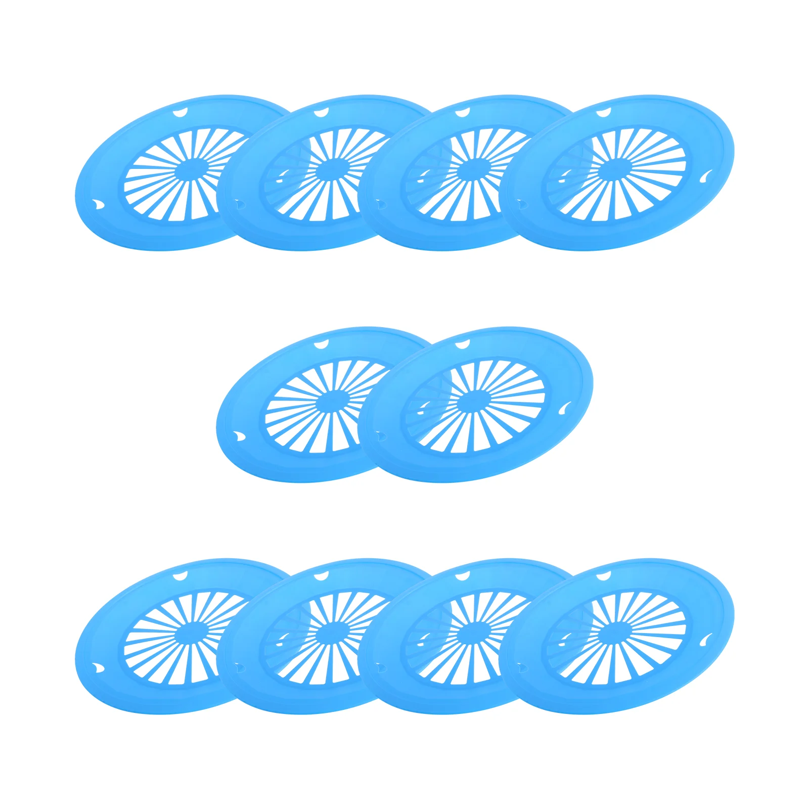 

10pcs Bbq Paper Plate Holder Reusable Plastic Support Lightweight For Picnic Camping Party Supplies Barbecue Accessories