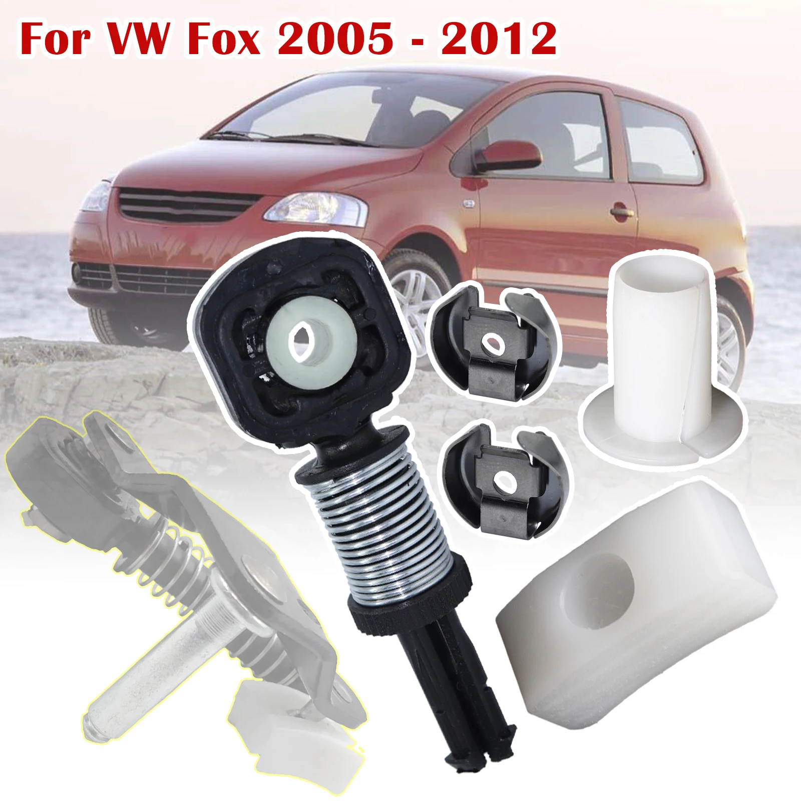 

For VW Fox Car Gear Selector Linkage Shaft Cable End Relay Lever Bushing Gearbox Lock Connector 2005 2006 2007 2008 2009 - 2012