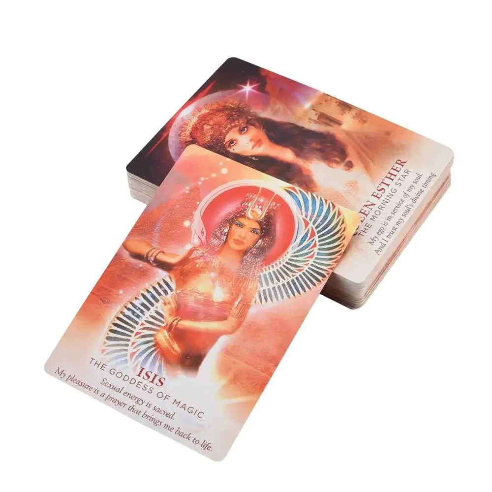 1Pcs Divine Feminine Deck Cards Games English Vesion Friend Party Board Game Divination Fate Oracle Tarot Cards