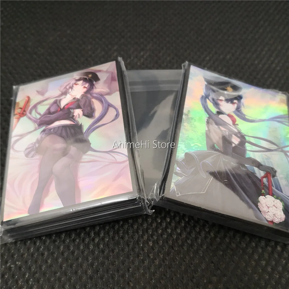 50 PCS/Bag Game Yu-Gi-Oh! Sky Striker Ace Roze Card Sleeves Anime Yugioh Holographic Sleeve Cards Protector Case for Gift