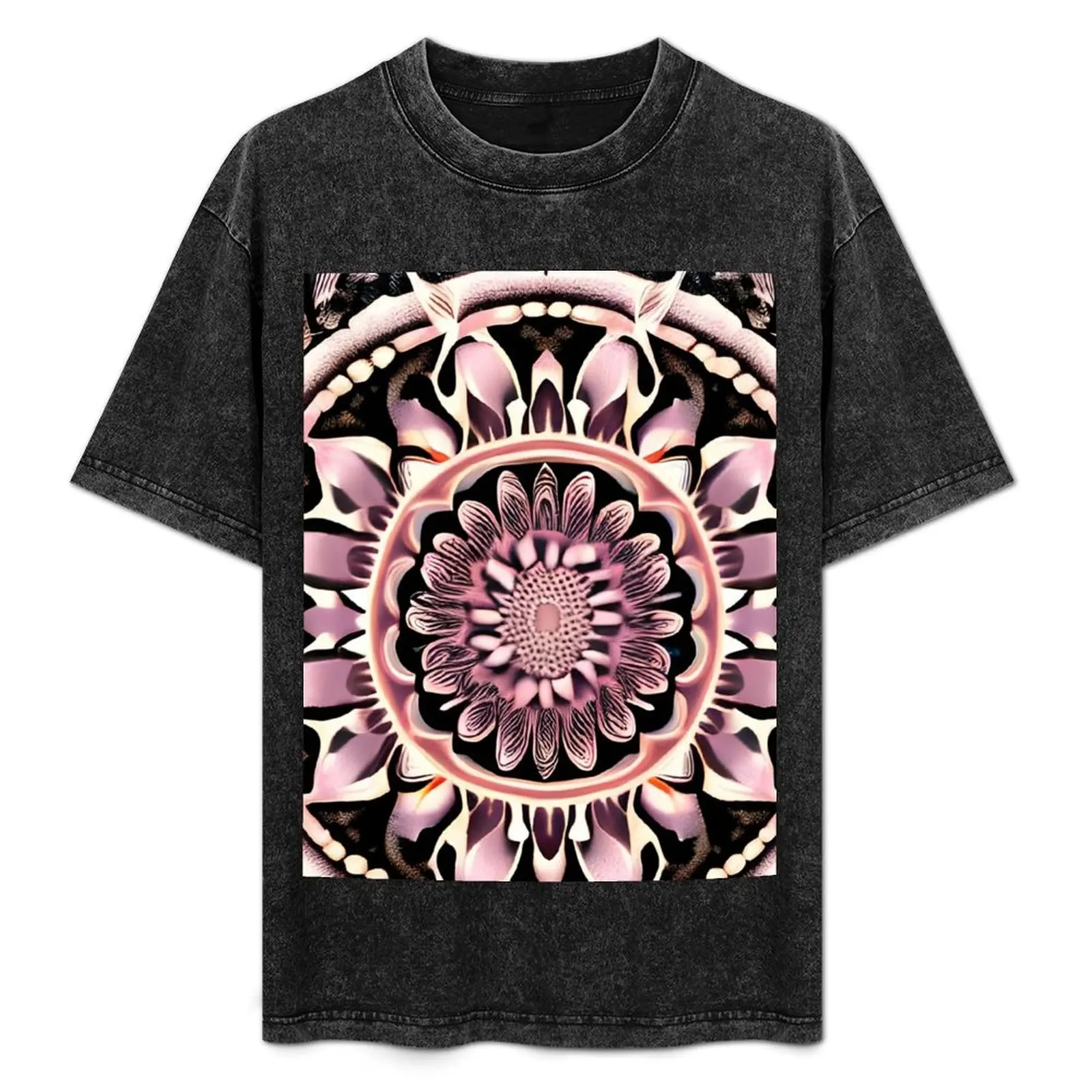 

Rose Gold Mandala Flower T-Shirt valentines boutique clothes plus size clothes tshirts for men