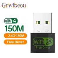 Mini 150Mbps USB Wifi Adapter 2.4G Wireless Network Card Wifi Antenna Wifi Receiver For Laptop Desktop PC Win7/8/10 /11