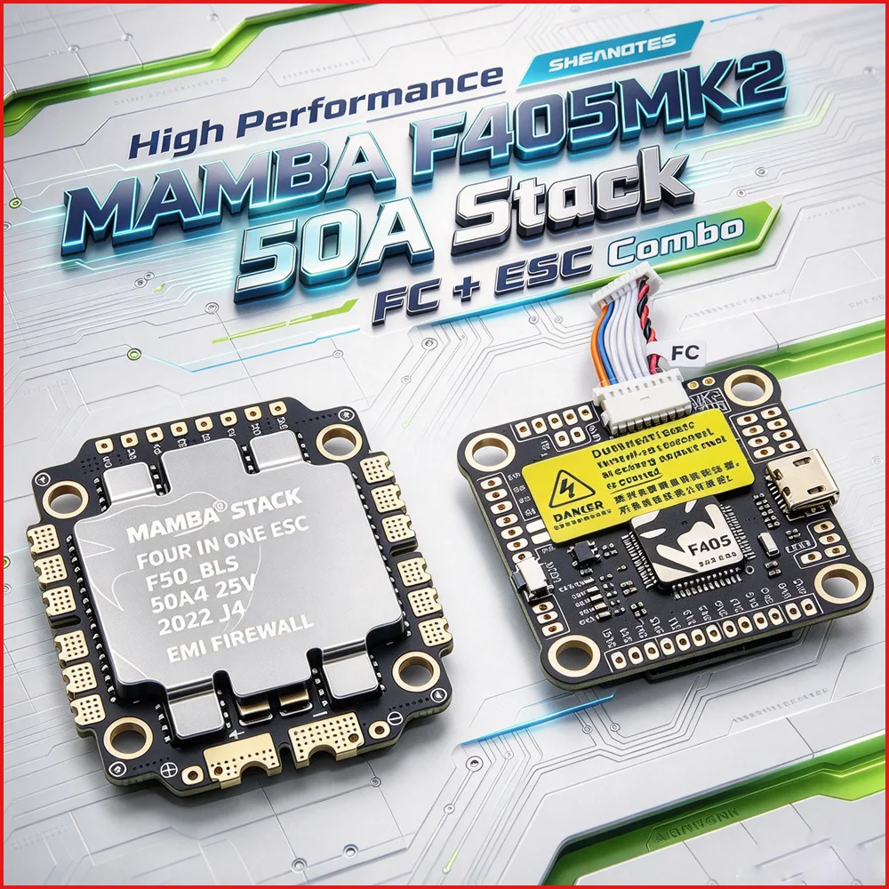 F405 Flight Controller - Diatone MAMBA F405MK2 F405 MK2 Stack