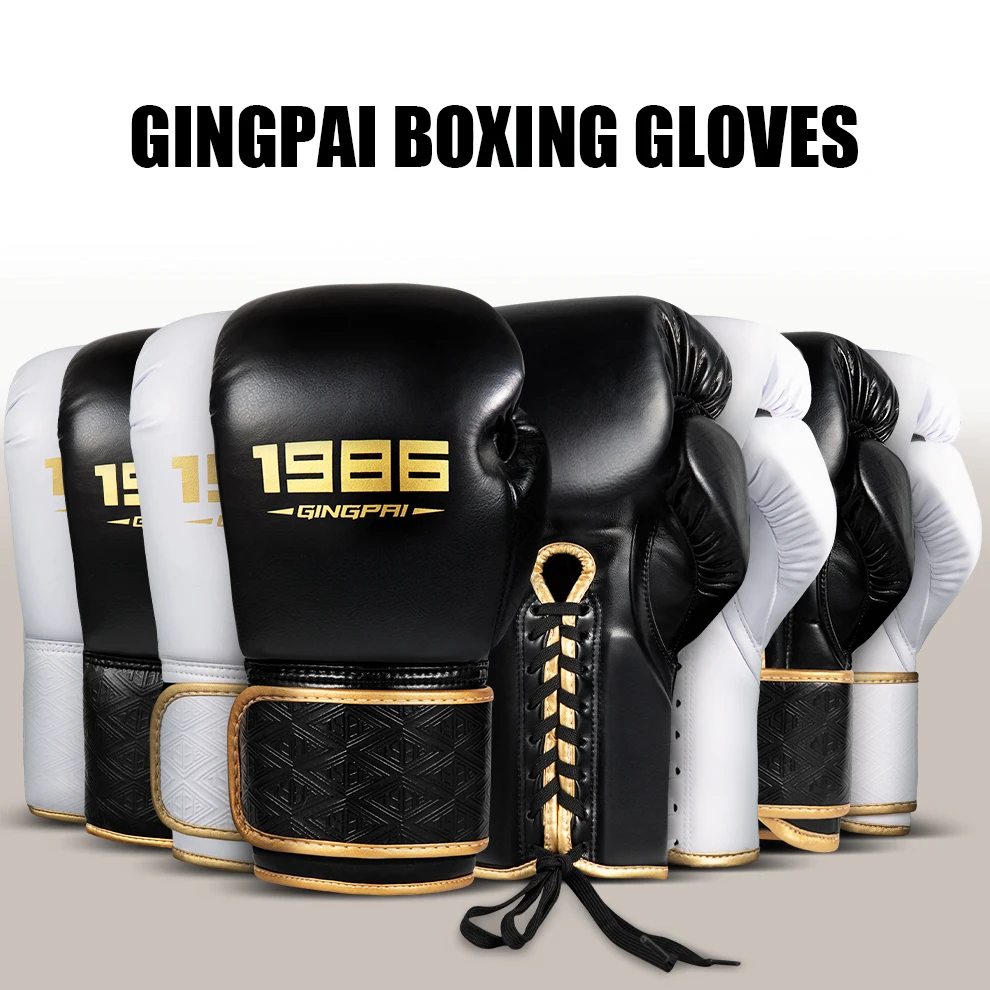 

8/10/12/14/16oz Kids Women/Men Boxing Gloves Sanda Sparring Muay Thai MMA Karate Punch Training Mitts Kickboxing Boxe De Luv