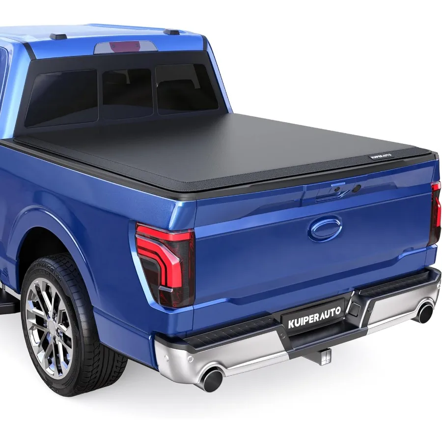 

Roll Up Soft Truck Bed Tonneau Cover for 1524 F150 Styleside 5'5 Bed with Weatherproof Protection and Easy Access Designed for