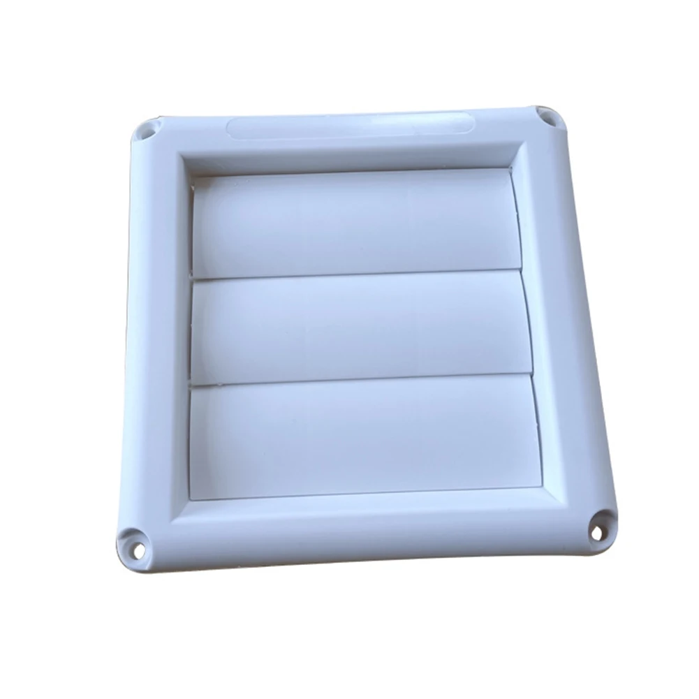 

4-6 Inch Ventilation Cover Exterior Wall Ventilation Grille White Pipe Vent Square Plastic Self Hanging Range Hood Air Outlet