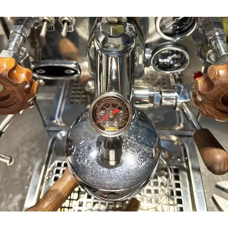 Hollow Out Pressure Gauge Set, Suitable for E61 Coffee Machine Boiling Head Pressure Gauge