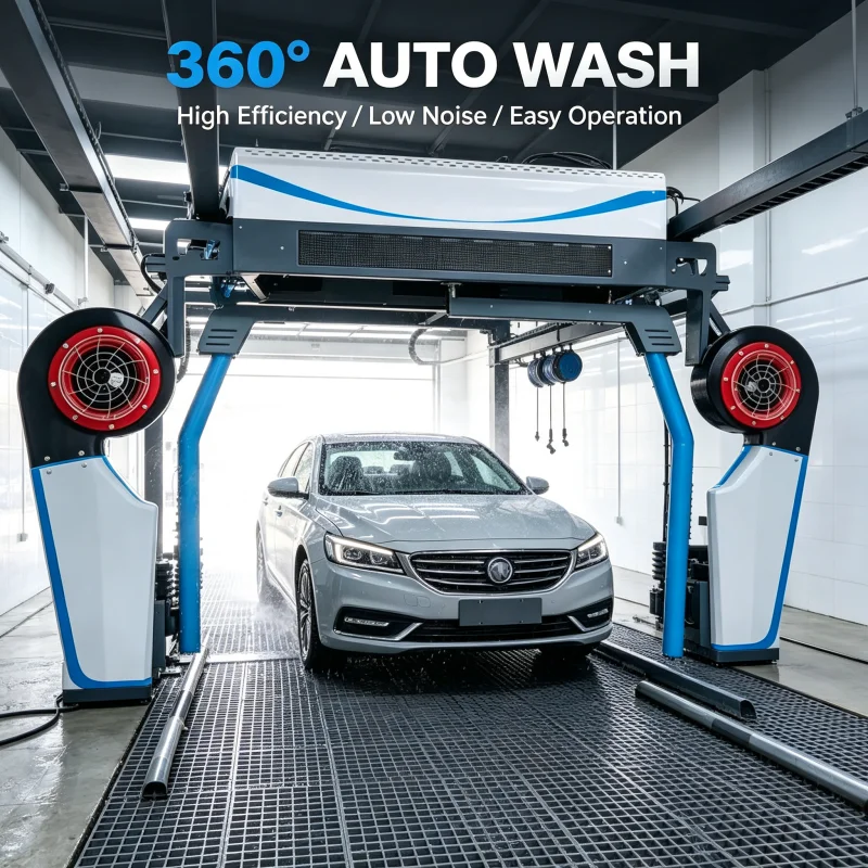 Factory Wholesale Robust 360 Touch‑Free Car Wash System Rotating Arm High‑Power Vehicle Washer For Professional Car Care