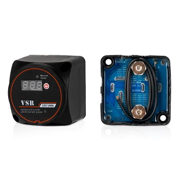 DaierTek Smart Dual Batterie Smart Isolator 12V 140A Digitale Spannung Empfindliche Relais VSR Split Ladung Für Camper Auto RV