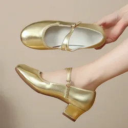 New gold Latin dance shoes Party dance shoes Professional dance shoes Women's dance High heels Ballroom Modern Dancing Shoes