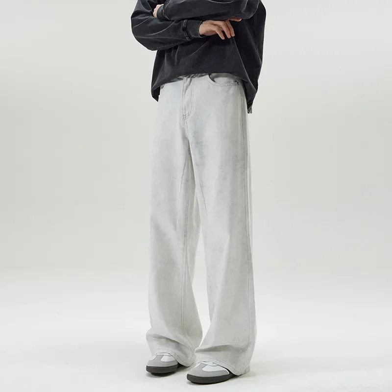 

Мужские брюки до щиколотки, расклешенные повседневные брюки, спортивные свободные карманы, эластичная резинка на талии, весенние однотонные легкие эластичные брюки на плоской подошве