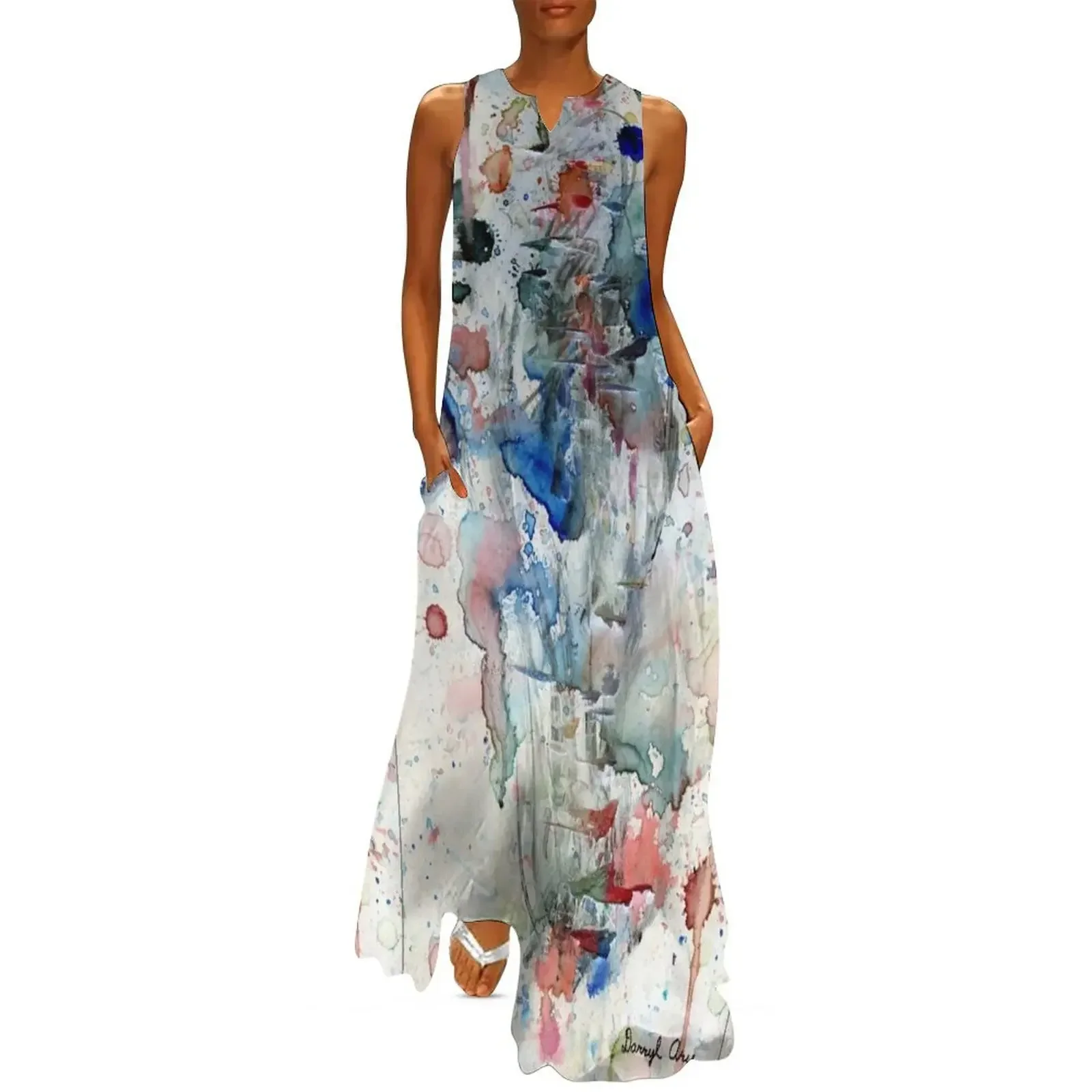 

Tears of a Clown - Darryl Ary Long Dress Dress for girls dress for woman loose summer