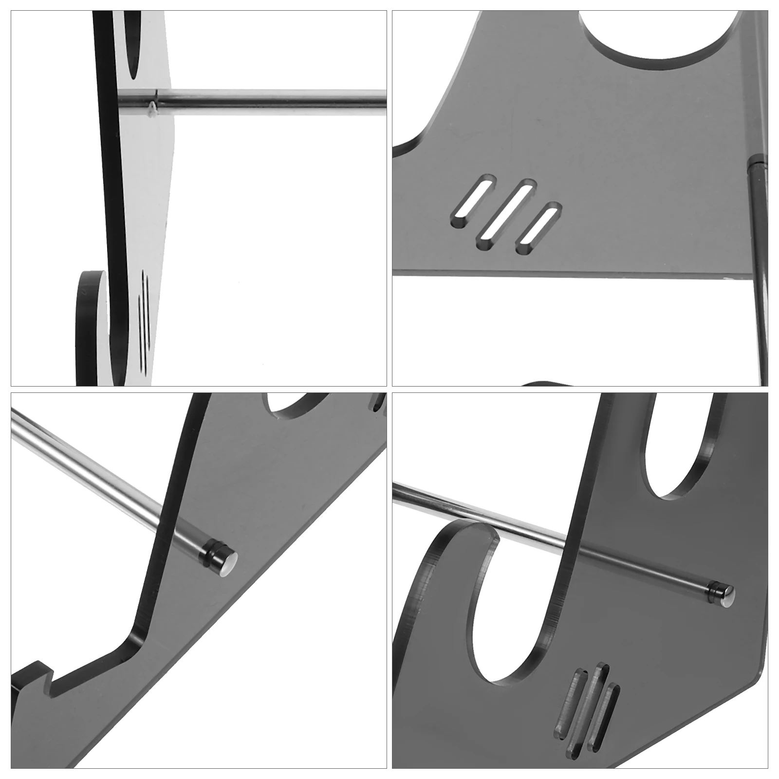 

3-х уровневая акриловая подставка для клавиатуры, стеллаж для хранения дисплея для механических клавиатур, компактный, легкий, эргономичный