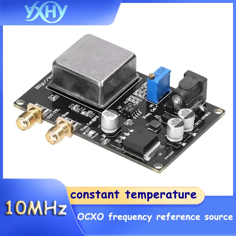 

1pcs Constant Temperature 10MHz OCXO Frequency Reference Source Sine Wave Square Wave Frequency Fine-tuning Ultra-low phase nois