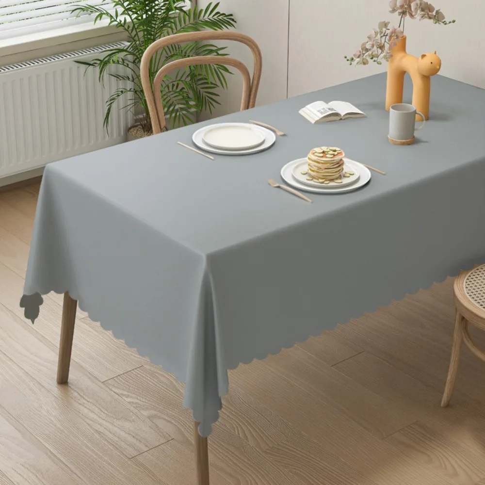

Practical Waterproof PVC Tablecloth Reusable Oil Resistant Dining Table Colth Cover Stain Proof Table Mat Party