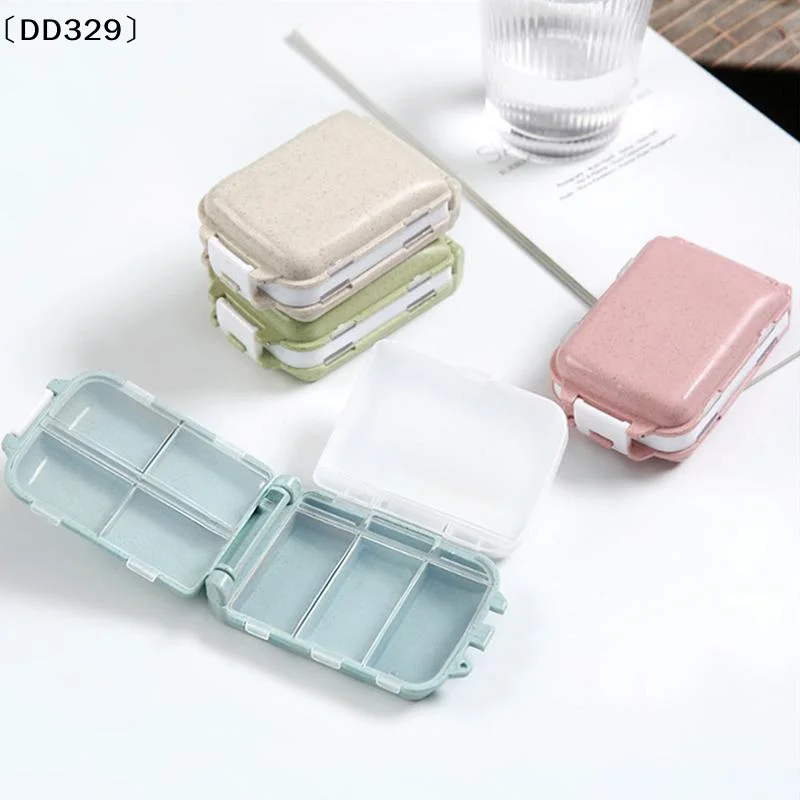 Three-layer Folding Portable Mini Medicine Storage Box Large Capacity Dispensing Organizer〔DD329〕
