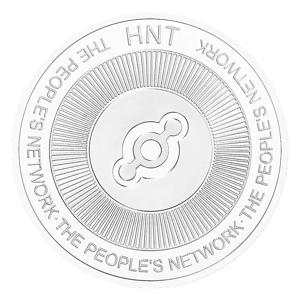 عملة جمع شبكة الشعوب HNT العملة المشفرة بيتكوين العملات التذكارية المادية المطلية بالذهب