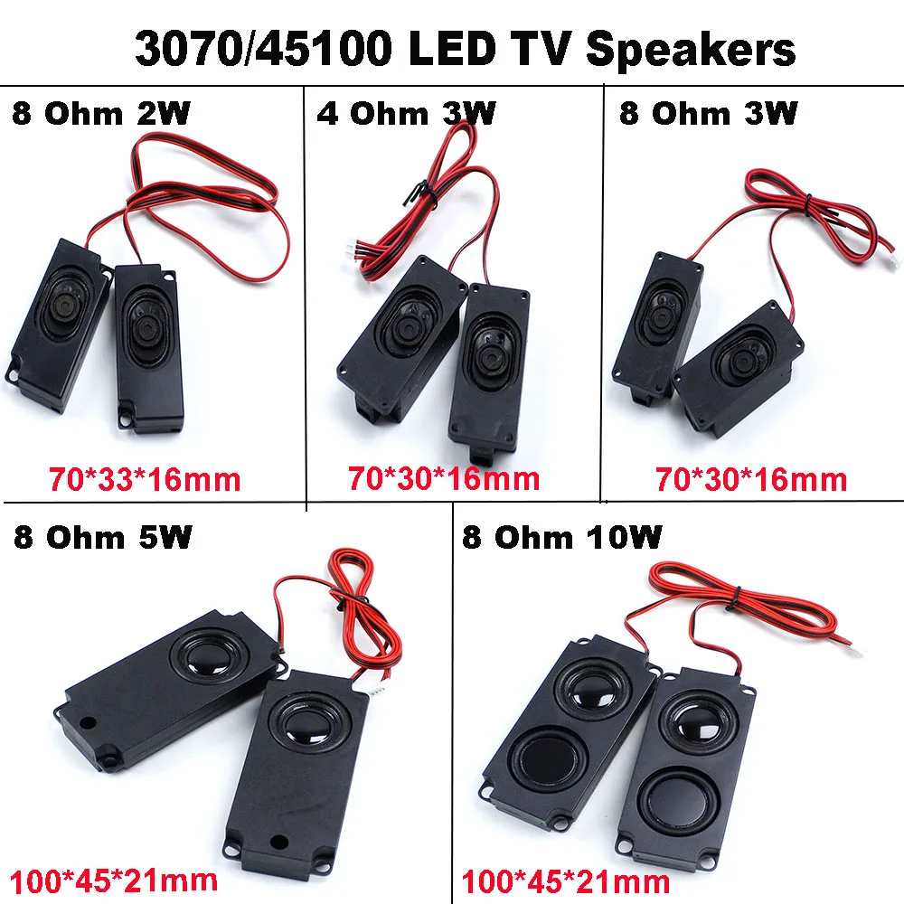 

1pair Audio Portable Speakers 3070 45100 LCD TV Speakers 4Ohm/8Ohm 2W3W5W10W Computer Advertising Loudspeaker Rectangle Speaker