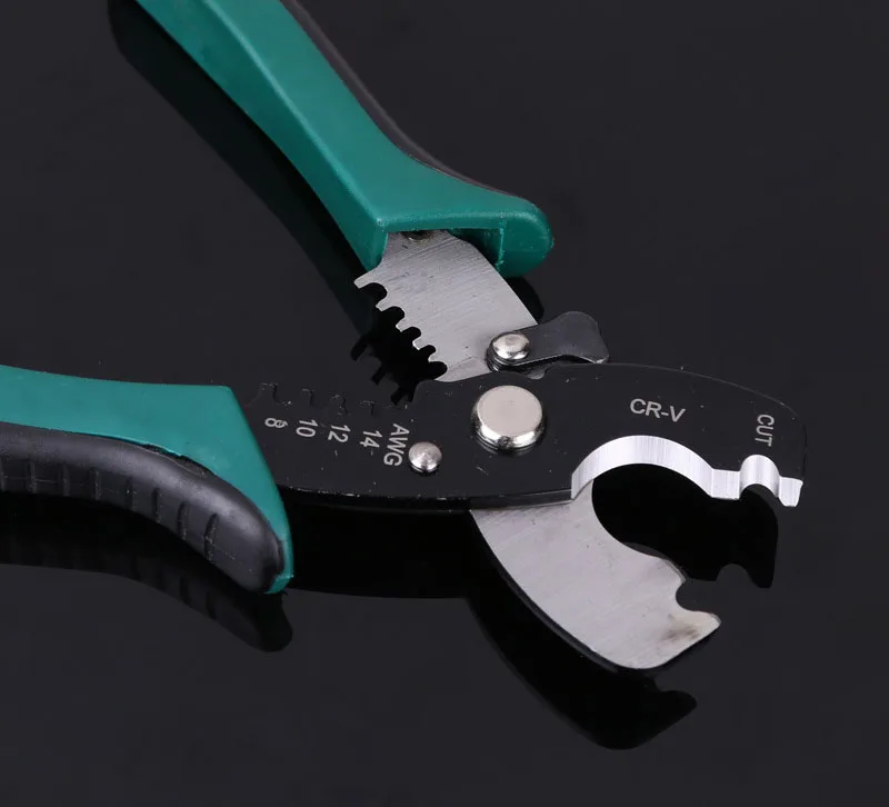Heißer Verkauf Multi Tool 8 "Draht Stripper Kabel Schneiden Schere Abisolieren Zangen Cutter 1,6-4,0mm Hand Werkzeuge ferramentas Herramientas – Detail 7