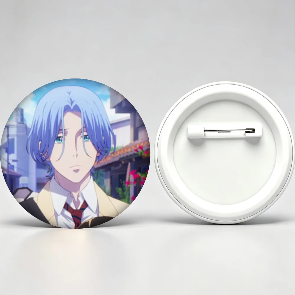 Handmade Creative Brooch Pin Tinplate Badge, SK8 the Infinity Langa Hasegawa Anime Character Lapel Pin, Clothing Gift Accessory