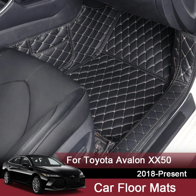 

Car 3D Full Surround Custom Foot Mat For Toyota Avalon XX50 2018-2024 LHD Leather Floor Protect Waterproof Pad Auto Accessories