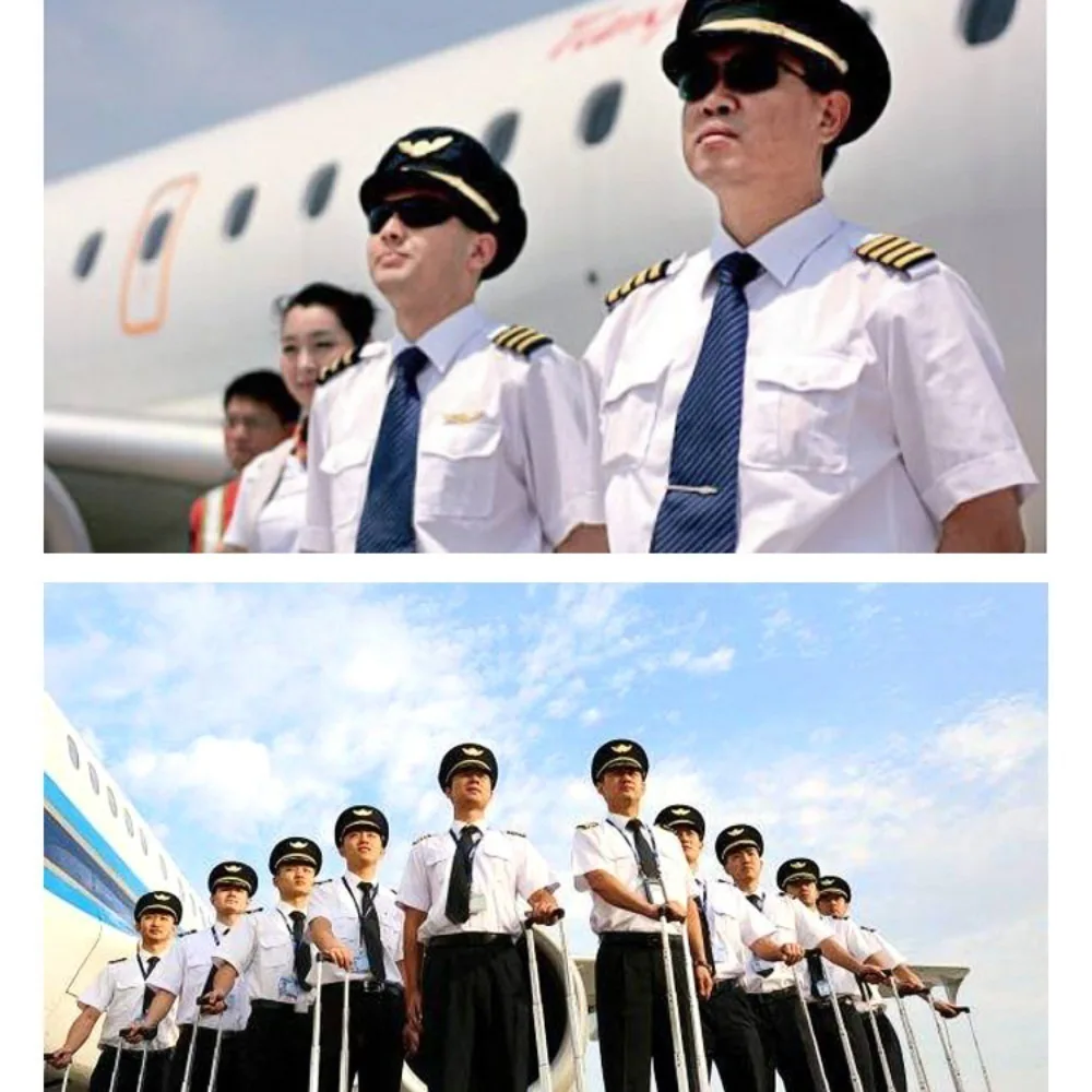 High Quality Fabric Pilot Uniform Epaulets Indian Ribbon 1 Pair Metal Wire Woven Tape Aviation Uniform Epaulets