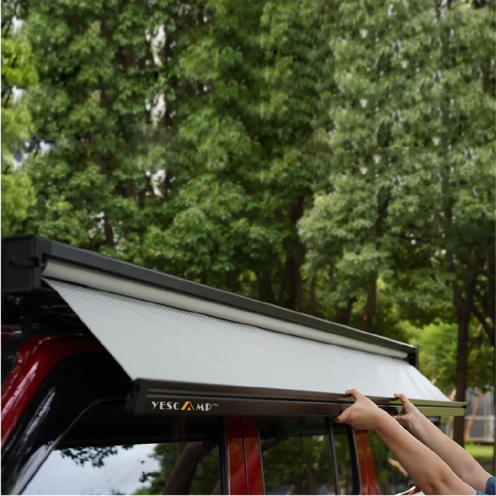 Yescampro New Design High Quality Car Side Awning Replacement Fabric Car Awning 4x4 Truck Awning