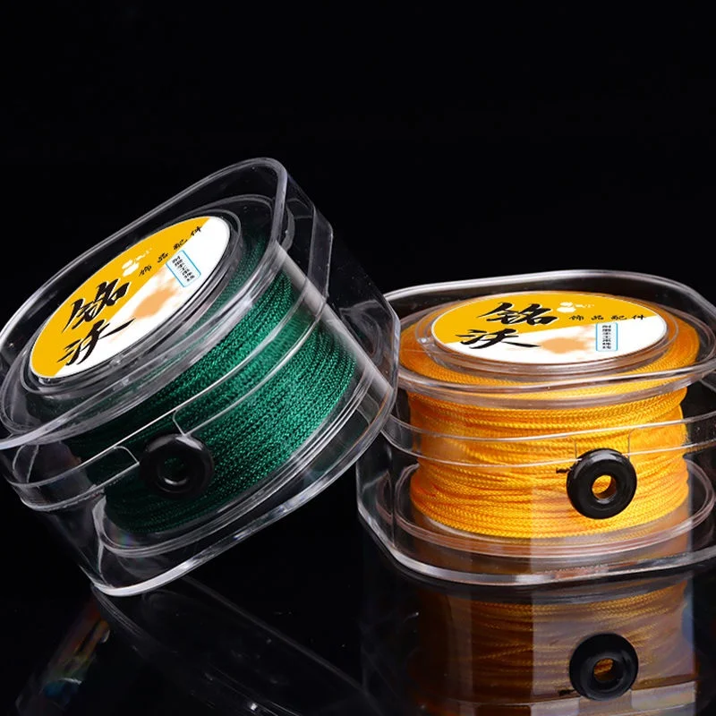 [حبل مضفر] حبل مضفر مستورد من اليشم. غير مرنة ومتينة ضد التآكل والتمزق. لتوتير الخرز.