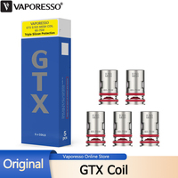 Original Vaporesso GTX Coil 0.2ohm 0.3ohm 0.6ohm 0.8ohm 1.2ohm For Target PM80 Pod Swag PX80 Luxe 80 PM40 GTX ONE GEN Nano Kit