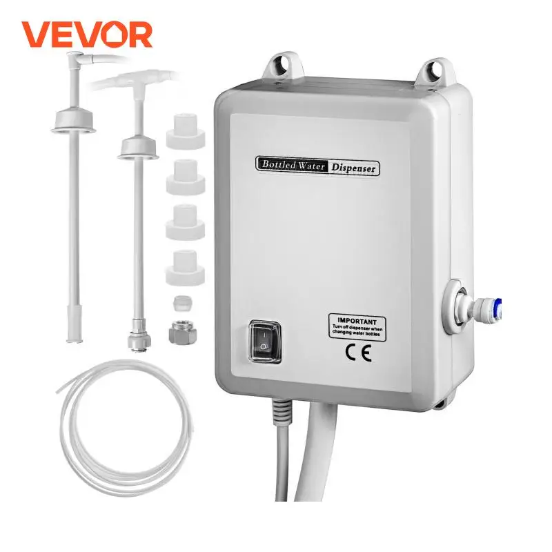 VEVOR Water Bottle Dispenser Pump System Filter Softener Single/Double Pipe Reverse Osmosis Equipment for Refrigerator Ice Maker