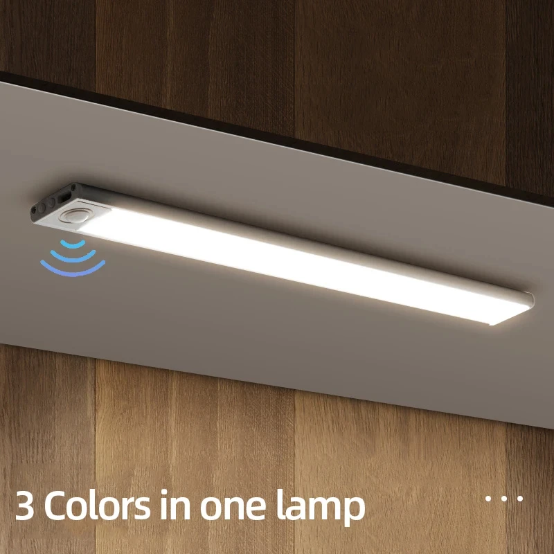 

Night Light 30cm Ultra thin LED Light Cabinet Light Motion Sensor Wireless type-c For Kitchen bedroom Wardrobe lighting