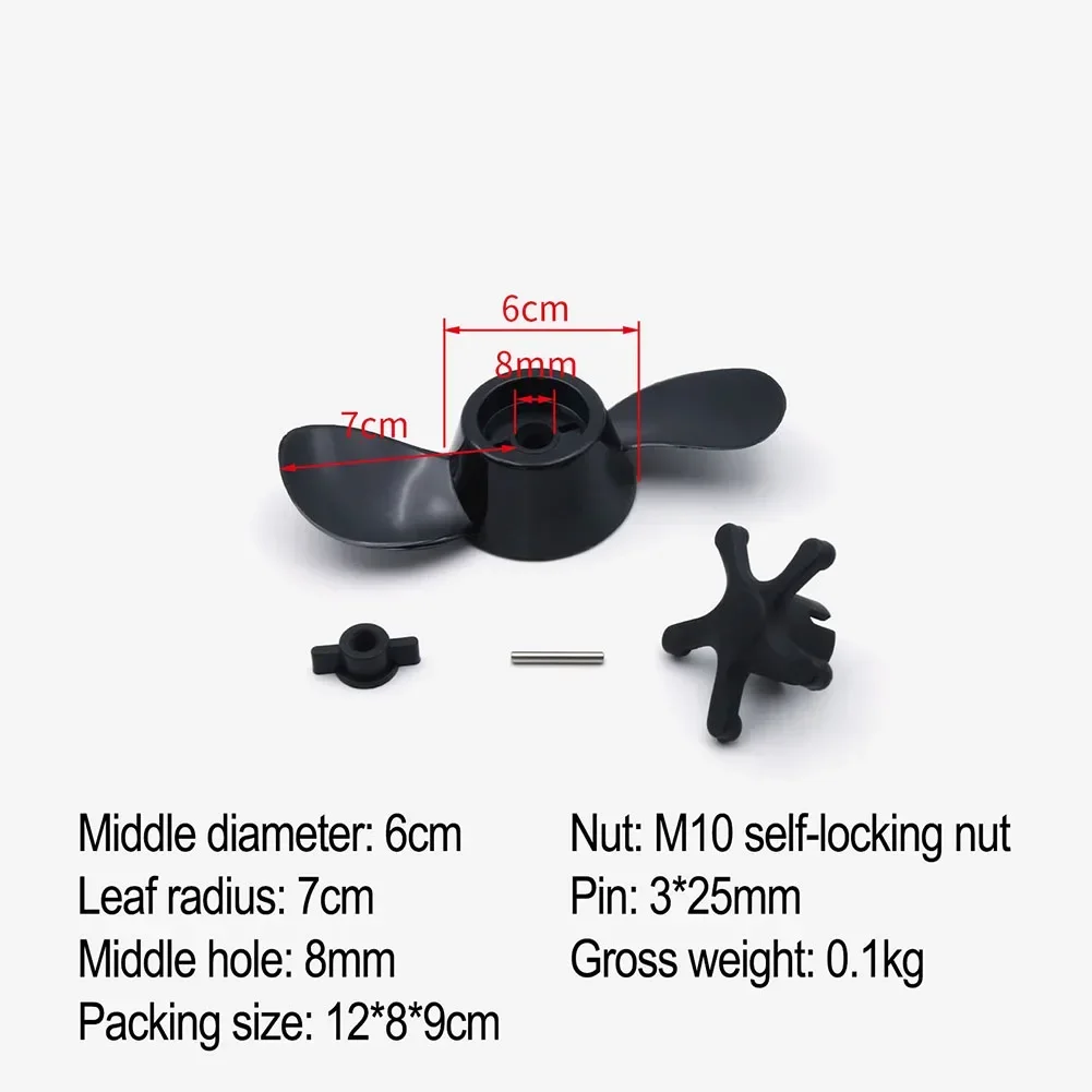 Electric Trolling Motor Parts Outboard Engine Propellers Made from Carbon Steel for Enhanced Boating Experience