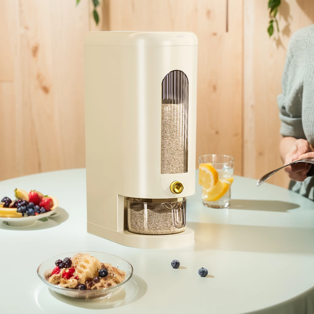 5/10KG Cibo per animali domestici Organizzatore di riso Contenitore di stoccaggio del riso a prova di insetti Mantenere asciutto Scatola di immagazzinaggio di cereali di mais di soia fresca di grande capacità