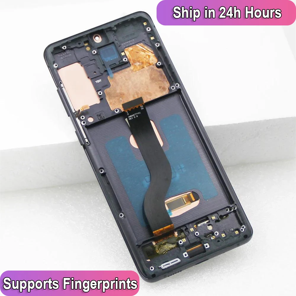 NEW OLED LCD Display For Samsung Galaxy S20 Plus lcd S20PLUS G985 G985F/DS lcd Touch Screen With Frame Digitizer Assembly