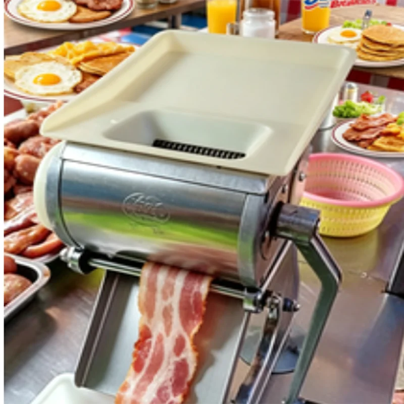 Manual Portable Meat Slicer Rust-Proof Stainless Steel Uniform   Cutting Kitchen Helper