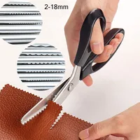 Tailor Scissors Pinking Shears Zig Zag Sewing Cut Serrated Lace Scissors Sewing Accessories Fabric Scissors DIY Sewing Tool 2