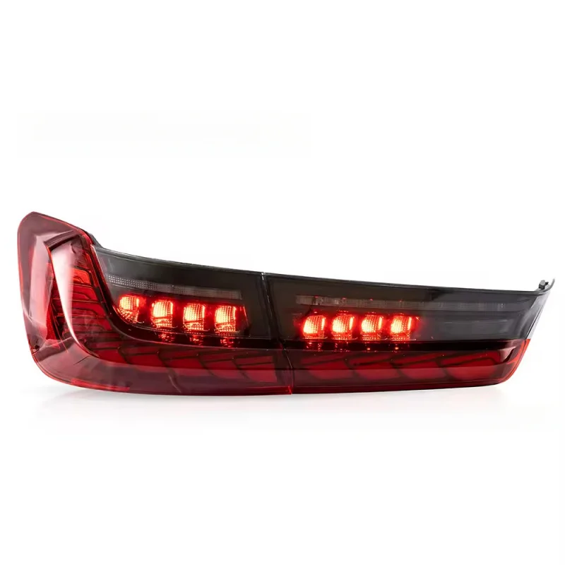 For BMW 3 Series G20 G28 G80 Taillight Assembly 2019-2023 Modified LED Dragon Scale Driving Light Running Water Turn Signal Lamp