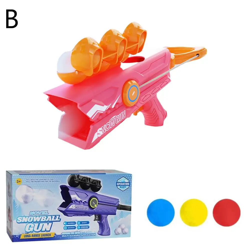 Snowball Launcher Making Toy Set Children's Fun Snow Toy Outdoor Clip Play Snowball Gift Fighting Gift Snow Winter New Chri P8X7