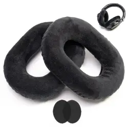 Soft Black Velvet Ear Pads Foam Cushion For BeyerDynamic DT250 252 280 EDT 250V EDT 250S, Sony MDR-7506 V6 1RBT, ATH-M50x M50